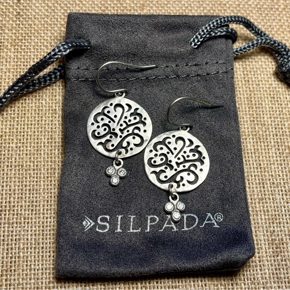 Silpada “Cut Above" Earrings - Picture 5 of 9
